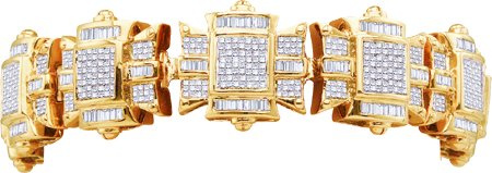 15.30 CTW Diamond Mens Bracelet CSSPB4607/Y